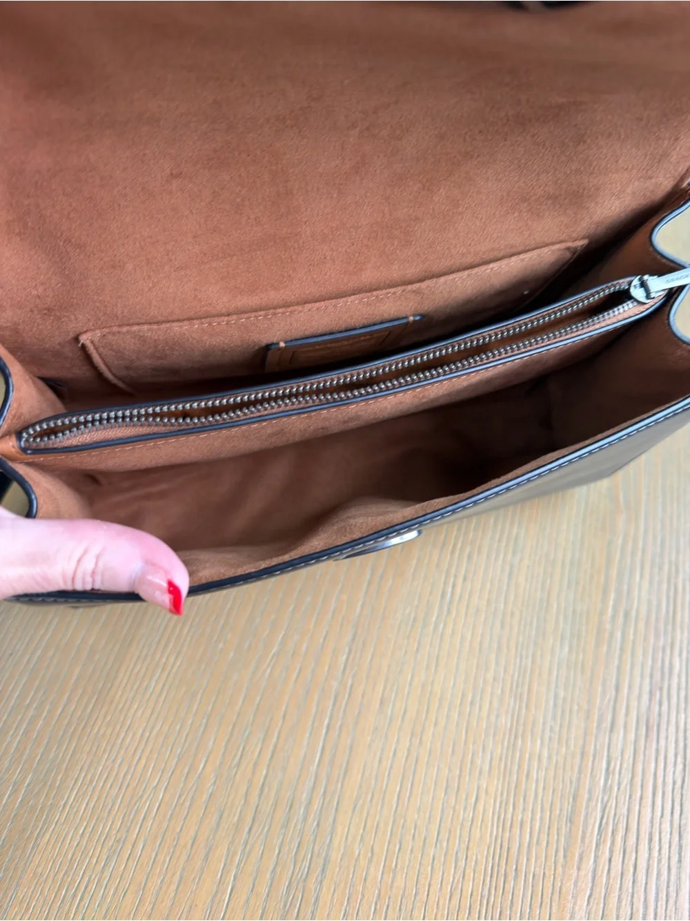 Coach Eliza Black Leather Top-Handle Crossbody Bag